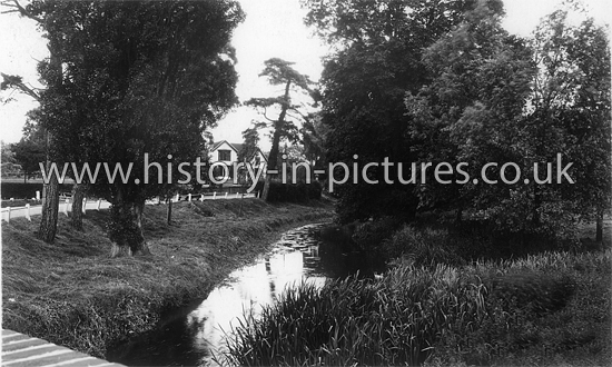 The Stream and Village, Kelvedon, Essex. c.1951